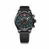 Terragraph Chrono 43 mm, Black Dial, Silicone Strap, Men's Watch