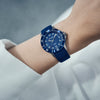 Seaforce Small 35 mm, Blue Dial, Blue Silicone Strap, Unisex Watch