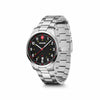 City Sport  42 mm, Black Dial, SS Bracelet, Men's Watch