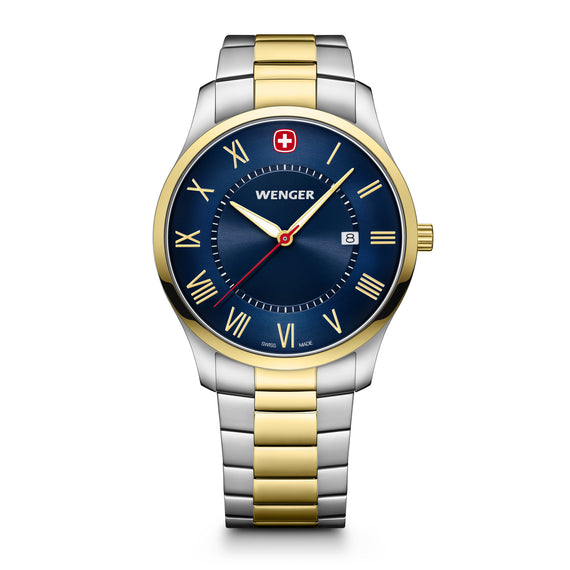 City Classic 42 mm, Blue Dial, SS Bracelet, Men's Watch