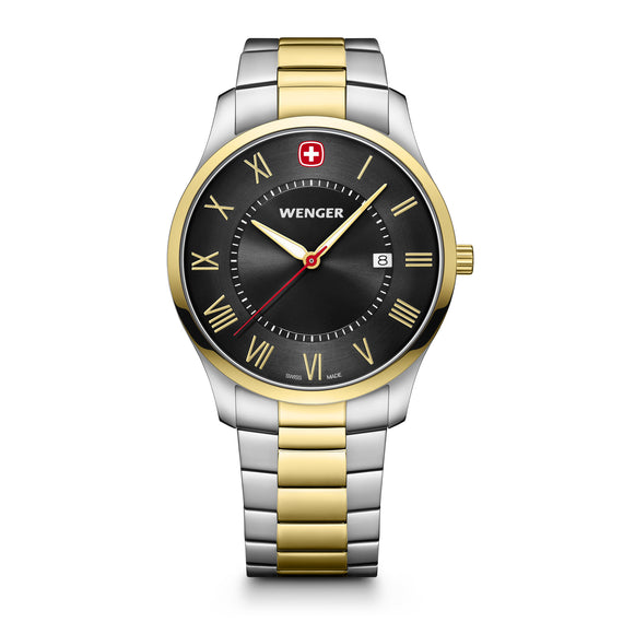 City Classic 42 mm, Black Dial, SS Bracelet, Men's Watch