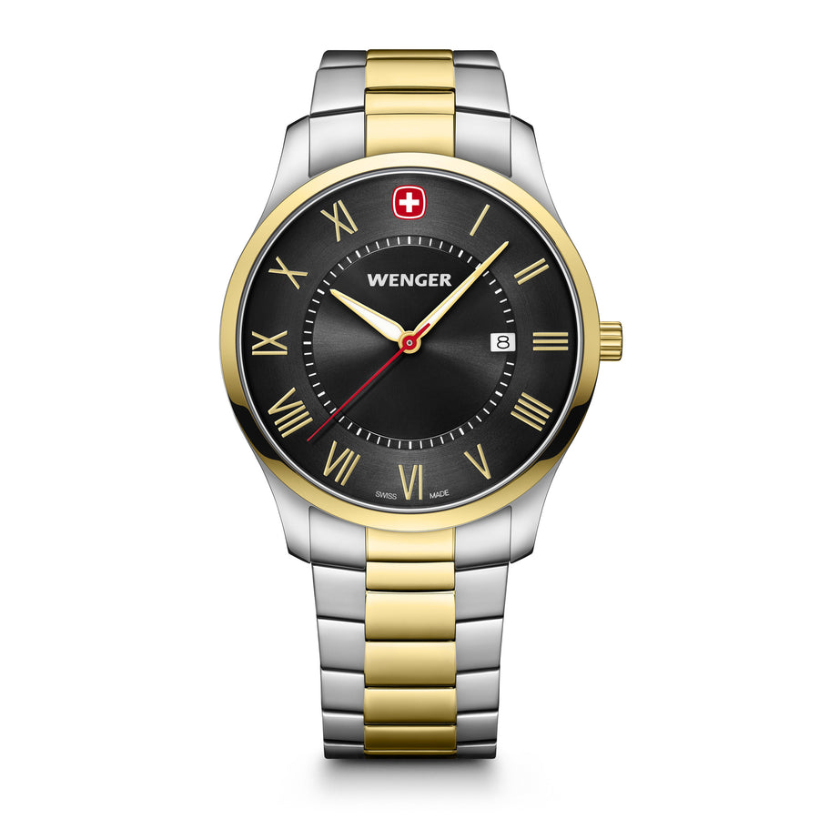 City Classic 42 mm, Black Dial, SS Bracelet, Men's Watch