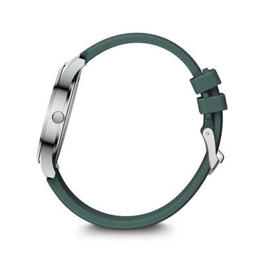 City GMT, 42 mm, Green Dial, Green Silicone Strap, Men's Watch