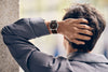 City GMT, 42 mm, Black Dial, Black Silicone Strap, Men's Watch