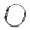 City GMT, 42 mm, Black Dial, Black Ice Stainless Steel Bracelet, Men's Watch