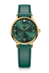 Urban Donnissima, 35 mm, Green Dial, Green Leather Strap, Women's Watch