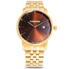 Urban Classic 42 mm, Brown Dial, Gold SS Bracelet, Men's Watch