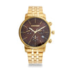 Urban Classic Chrono 44 mm, Brown Dial, Gold SS Bracelet, Men's Watch
