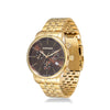 Urban Classic Chrono 44 mm, Brown Dial, Gold SS Bracelet, Men's Watch