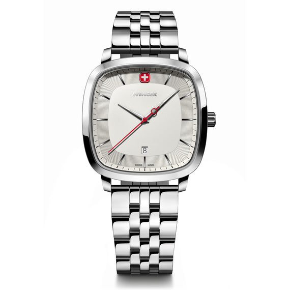 Vintage Classic 37 mm, White Dial, SS Bracelet, Men's Watch