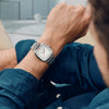 Vintage Classic 37 mm, White Dial, SS Bracelet, Men's Watch