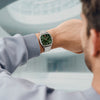 Vintage Sport  37 mm, Green Dial, SS Bracelet, Men's Watch