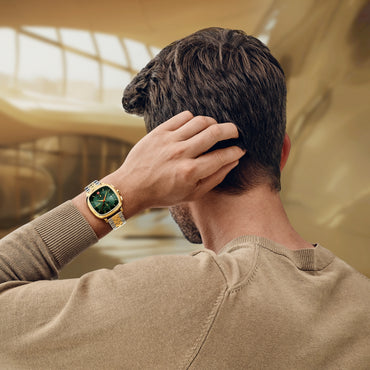 Vintage Classic Chrono 40 mm, Green Dial, SS Bracelet, Men's Watch