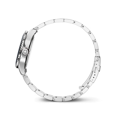 Executive, 34 mm, Blue Dial, Silver Stainless Steel Bracelet, Women's Watch