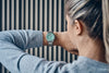 Executive, 34 mm, Blue Dial, Silver Stainless Steel Bracelet, Women's Watch