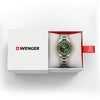 Executive, 34 mm, Green Dial, Silver/Gold Stainless Steel Bracelet, Women's Watch
