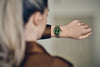 Executive, 34 mm, Green Dial, Silver/Gold Stainless Steel Bracelet, Women's Watch