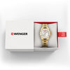 Executive, 34 mm, White Dial, Gold Stainless Steel Bracelet, Women's Watch