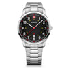 City Sport  42 mm, Black Dial, SS Bracelet, Men's Watch