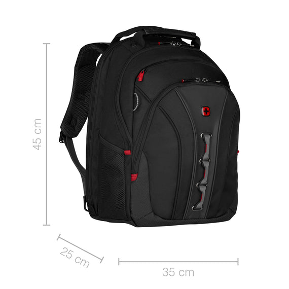 Icons Backpack, Legacy 16" Laptop Backpack, Black / Grey