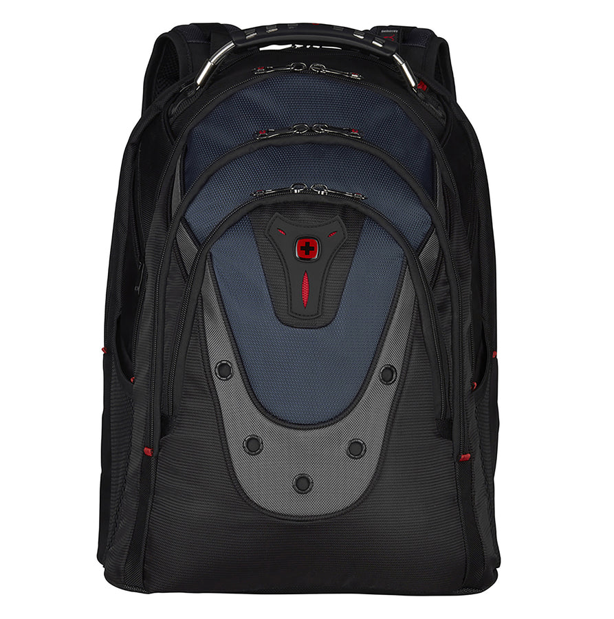 Icons Backpack, Ibex 17" Laptop Backpack with Tablet Pocket, Blue