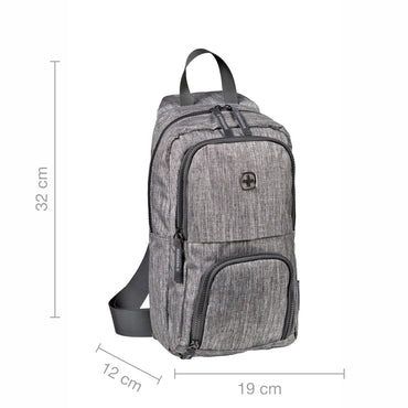 Modern Lifestyle, Console Crossbody Bag, Charcoal Heather