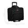 Spheria 16 inch Wheeled Laptop Case with Tablet Pocket Black