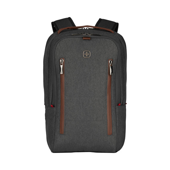 City, City Upgrade, 16" Laptop Backpack with Cross Body Day Bag, Grey