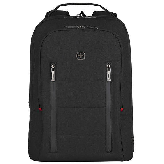 City, City Traveler, 16" Laptop Backpack with Tablet Pocket, Black