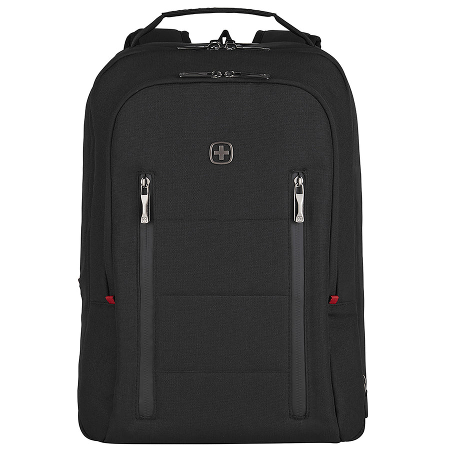 City, City Traveler, 16" Laptop Backpack with Tablet Pocket, Black