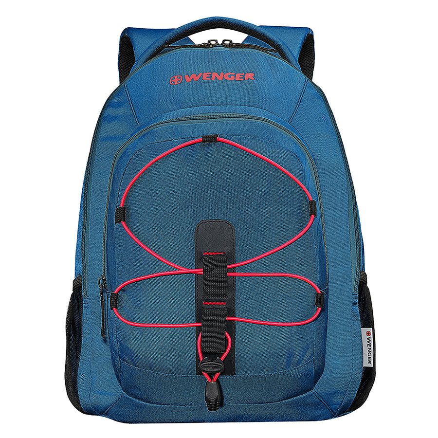 Mars 16" Laptop Backpack with Tablet Pocket, Teal / Red