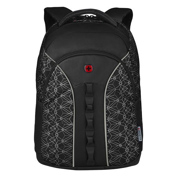 Sun 16" Laptop Backpack, Black Geo Print