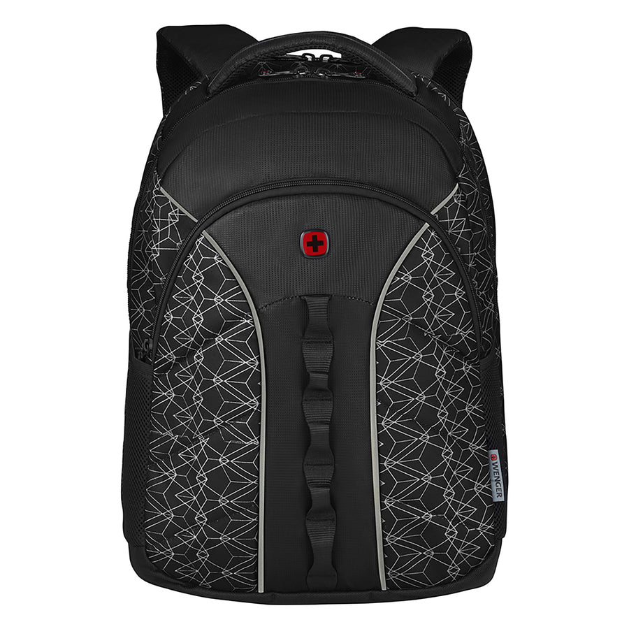 Sun 16" Laptop Backpack, Black Geo Print