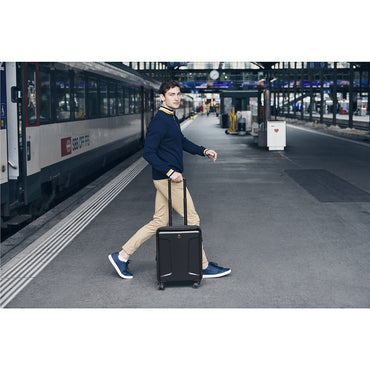 Legacy  2 Pc Set Cabin, Medium Hardside Luggage Black