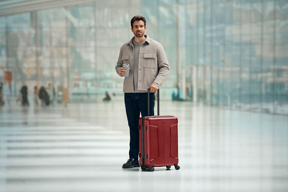 Legacy - Dc Medium Hardside Luggage ABS/PC Red