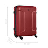 Legacy - Dc Medium Hardside Luggage ABS/PC Red