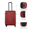 Legacy - Dc Medium Hardside Luggage ABS/PC Red
