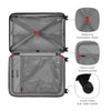 Legacy - Dc Medium Hardside Luggage ABS/PC Red