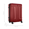 Legacy - Dc Large Hardside Luggage ABS/PC Red