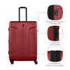Legacy - Dc Large Hardside Luggage ABS/PC Red