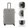 Flyn Large Hardside Luggage PC/ABS Silver