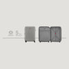 Flyn Large Hardside Luggage PC/ABS Silver