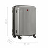 Flyn Medium Hardside Luggage PC/ABS Silver