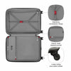 Flyn Medium Hardside Luggage PC/ABS Silver
