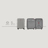 Flyn Medium Hardside Luggage PC/ABS Silver