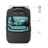 MX, MX Professional, 16" Laptop Backpack with 10" Tablet Pocket, Heather Grey