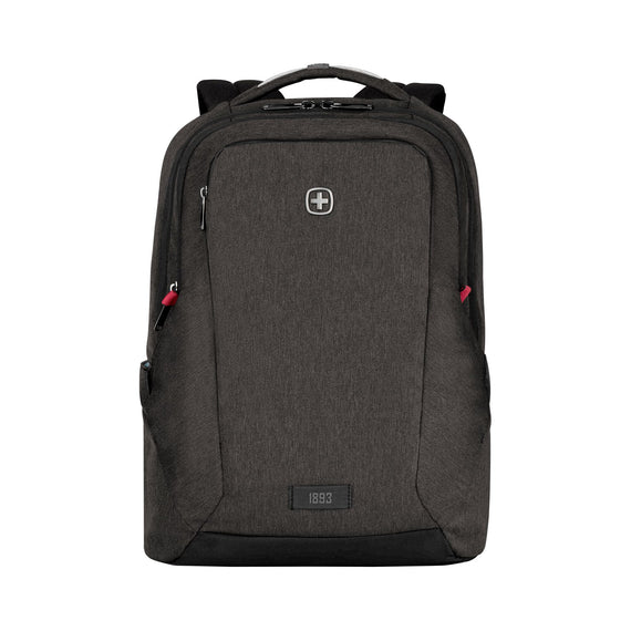 MX, MX Professional, 16" Laptop Backpack with 10" Tablet Pocket, Heather Grey