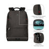 MX, MX Reload, 14" Laptop Backpack with 10" Tablet Pocket, Heather Grey