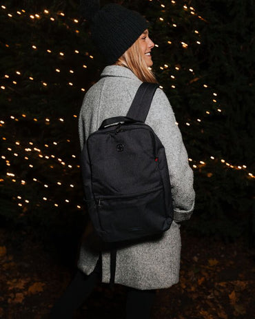 MX, MX Reload, 14" Laptop Backpack with 10" Tablet Pocket, Heather Grey