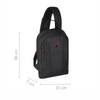 Travel Acc Refresh, Monosling Bag, Black